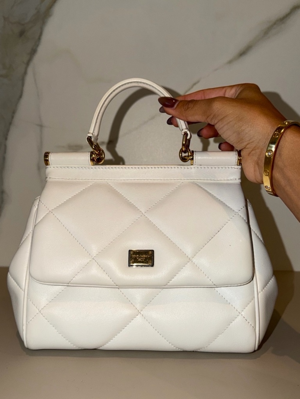 Dolce & Gabbana Sicily leather bag